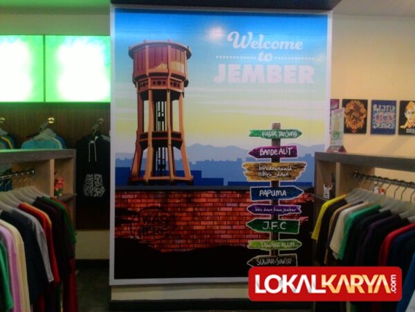 BIRU DAUN, Kaos Nuansa Jember | LokalKarya.id